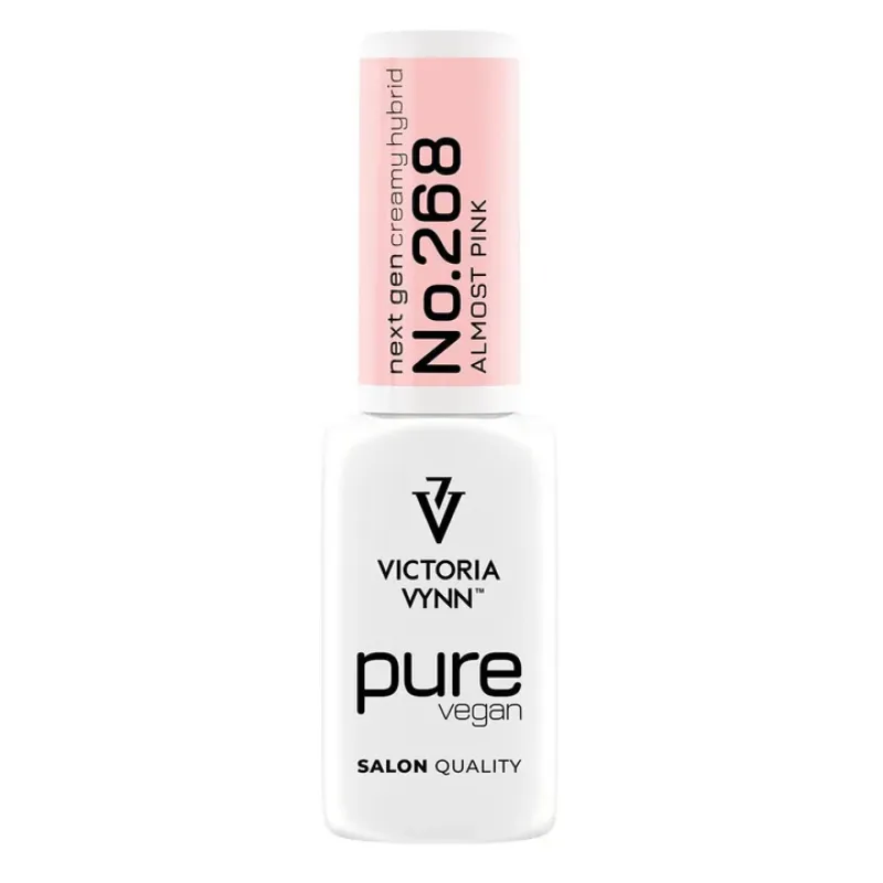 pure creamy hybrid salon color No.268 Almost Pink (TPO FREE, HEMA FREE, DI-HEMA FREE)